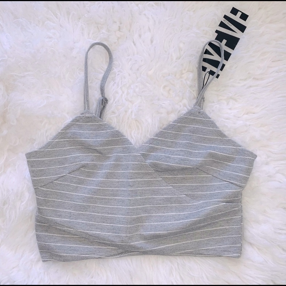 Cropped Criss Cross Cami Top • Size S